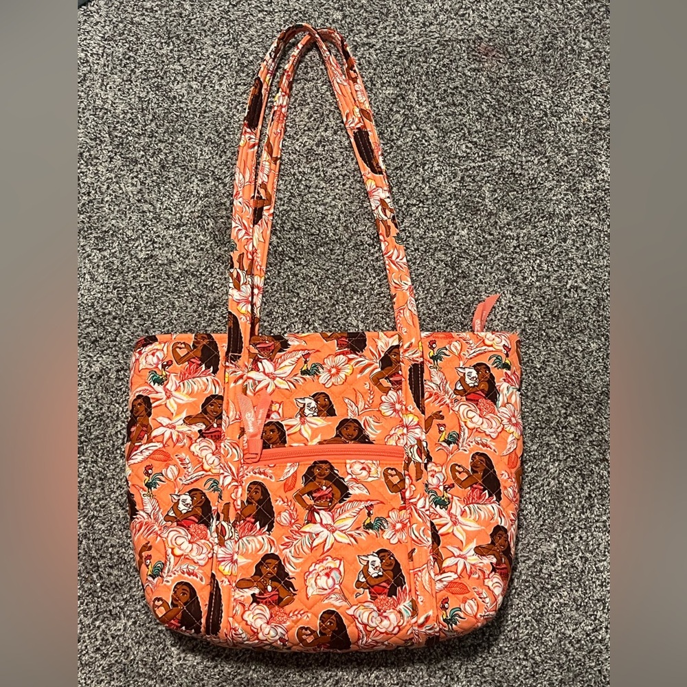 Vera Bradley Disney Moana Themed Orange Tote Bag - Small Tote NWOT